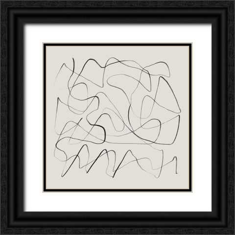 Ready Black Ornate Wood Framed Art Print with Double Matting by Hobday, Dan