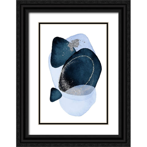 Arctic Ice-3 Black Ornate Wood Framed Art Print with Double Matting by Ann Moss, Sally