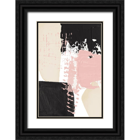 Expression of calm-3 Black Ornate Wood Framed Art Print with Double Matting by Ann Moss, Sally