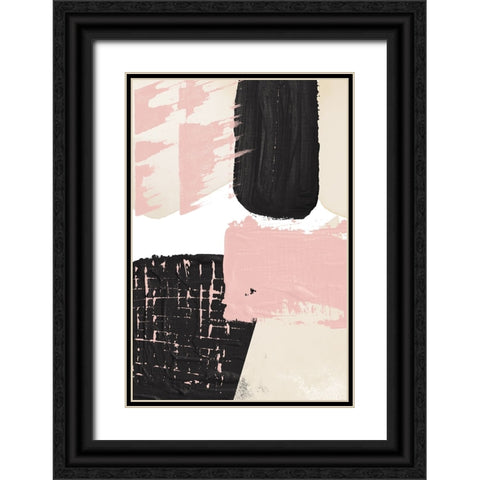 Expression of calm-2 Black Ornate Wood Framed Art Print with Double Matting by Ann Moss, Sally