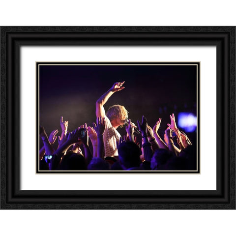 Switchfoot Black Ornate Wood Framed Art Print with Double Matting by Gardestig, Anders