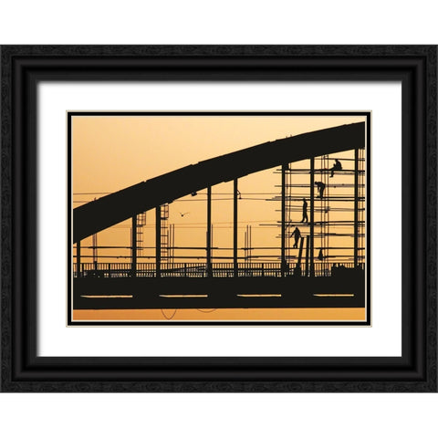 Remont Black Ornate Wood Framed Art Print with Double Matting by Off Zivancevic, Vladimir