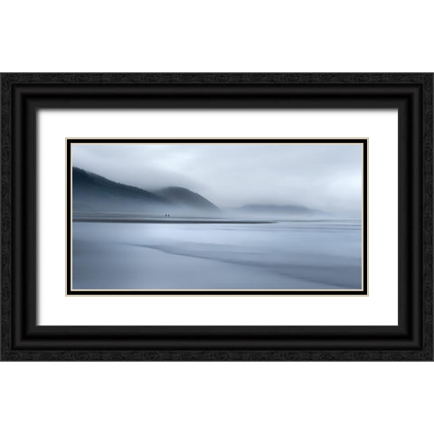 Summer Has Gone... Black Ornate Wood Framed Art Print with Double Matting by M. Garcia, Jesus