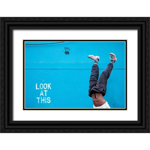 Look At This Black Ornate Wood Framed Art Print with Double Matting by Wride, Linda