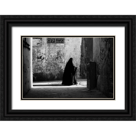 S4 E1/ 13 St. Black Ornate Wood Framed Art Print with Double Matting by A. Al Traifi, Zuhair