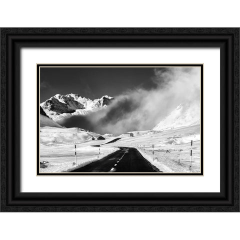Venturing Into The Unknown Black Ornate Wood Framed Art Print with Double Matting by Costanzo, Alfredo