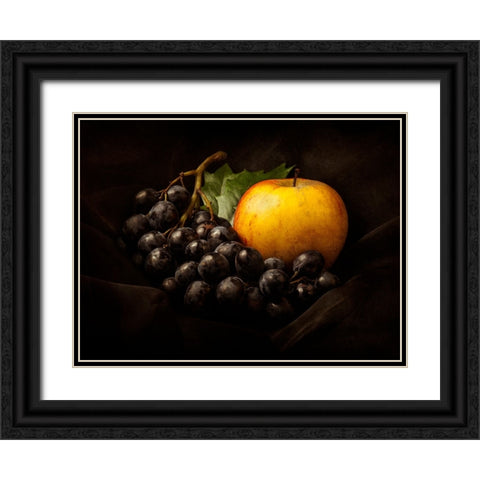 Nature Morte 2 Black Ornate Wood Framed Art Print with Double Matting by Zakka Bajjani, Jerome