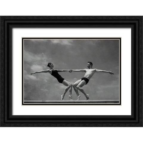 Graceastrenght 2.0 Black Ornate Wood Framed Art Print with Double Matting by Arcos Aka, Antonio