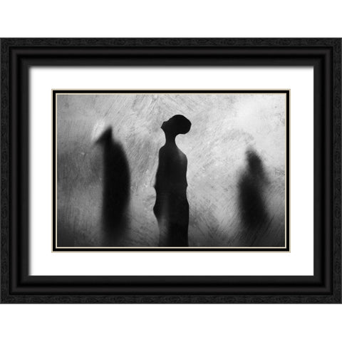 Two In One Black Ornate Wood Framed Art Print with Double Matting by Satriani, Jay