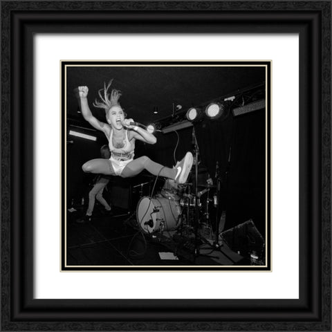 Jump Black Ornate Wood Framed Art Print with Double Matting by Moberg Jessen, Henrik