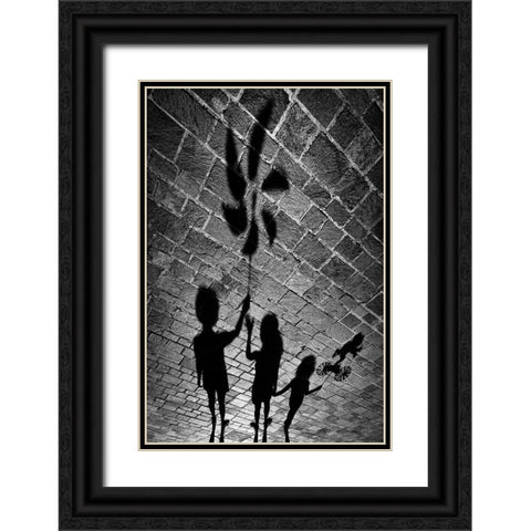 I Have A Gift Also For You. Black Ornate Wood Framed Art Print with Double Matting by Grambone, Antonio