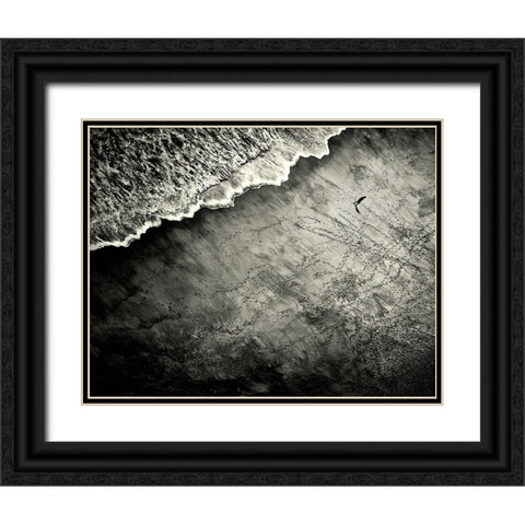 They Are Watching Black Ornate Wood Framed Art Print with Double Matting by Momanu, Mirela