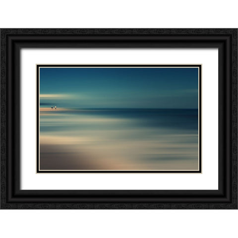 Not The End Of The World Black Ornate Wood Framed Art Print with Double Matting by Shin, Cie