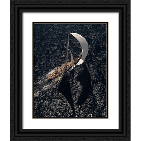 Shadows A Lights Black Ornate Wood Framed Art Print with Double Matting by Pelissier, Marc