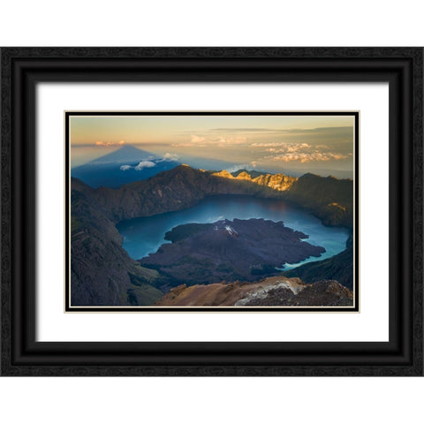 Rising Shadow Black Ornate Wood Framed Art Print with Double Matting by Wrobel, Karsten