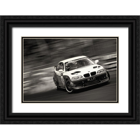 Dr 1 Ft Black Ornate Wood Framed Art Print with Double Matting by Chongky