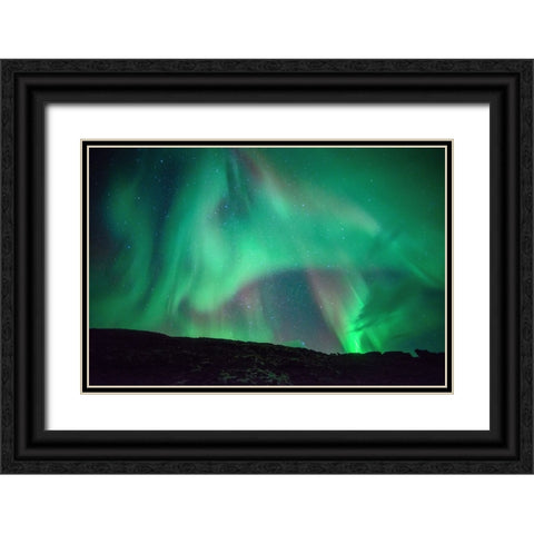 Dancing Black Ornate Wood Framed Art Print with Double Matting by Chantaravisoot, Naphat