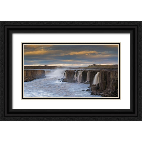 Midsummer Night Black Ornate Wood Framed Art Print with Double Matting by Wrobel, Karsten