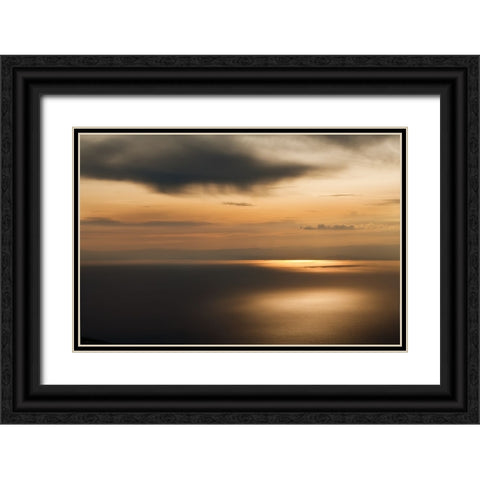 Bajkal Lake Black Ornate Wood Framed Art Print with Double Matting by Kruk, Przemyslaw