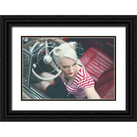 Promise-You Won\T Delete Me Black Ornate Wood Framed Art Print with Double Matting by Block, Reinhard
