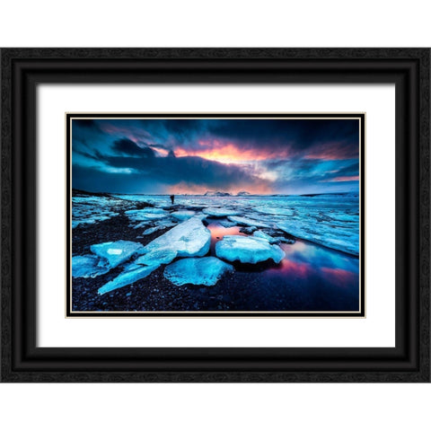 Badlands Iii Black Ornate Wood Framed Art Print with Double Matting by Martin Castan, David