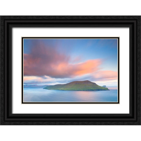 Hestur Black Ornate Wood Framed Art Print with Double Matting by Coppari, Claudio