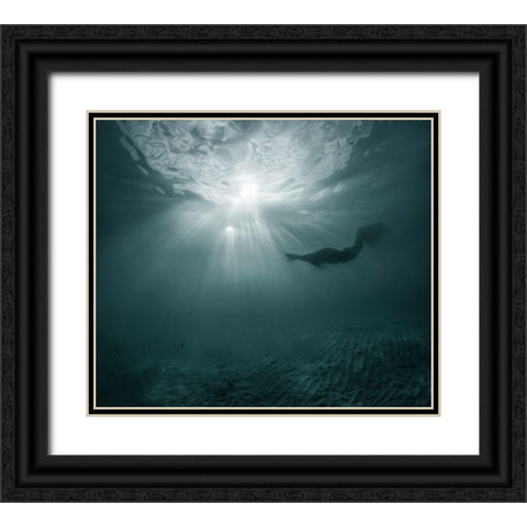 They Exist Black Ornate Wood Framed Art Print with Double Matting by Narchuk, Andrey