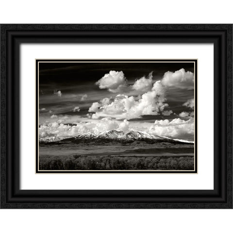 South Crazies Black Ornate Wood Framed Art Print with Double Matting by Wesler, Jay