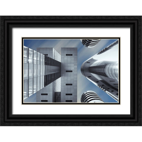 Symbiosis Black Ornate Wood Framed Art Print with Double Matting by Jonkman, Gerard