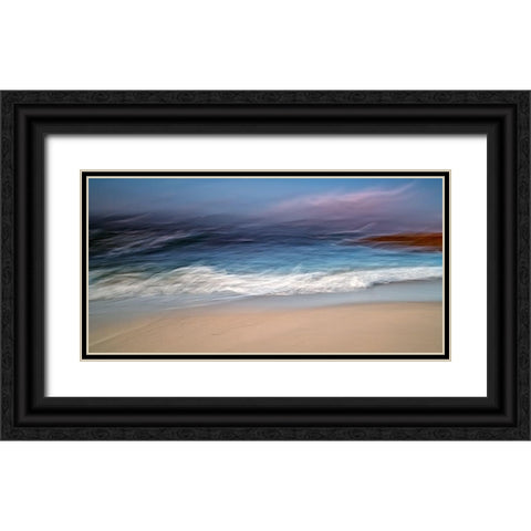 The Wind Black Ornate Wood Framed Art Print with Double Matting by Pascual Buye, Santiago