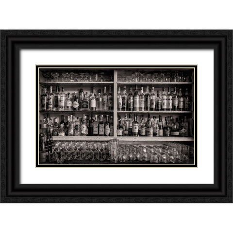 Seattle Black Ornate Wood Framed Art Print with Double Matting by Klein, Kurt
