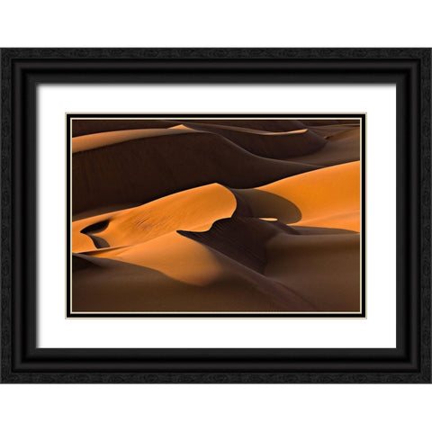 Morning Light Black Ornate Wood Framed Art Print with Double Matting by Momeni, Mohammadreza