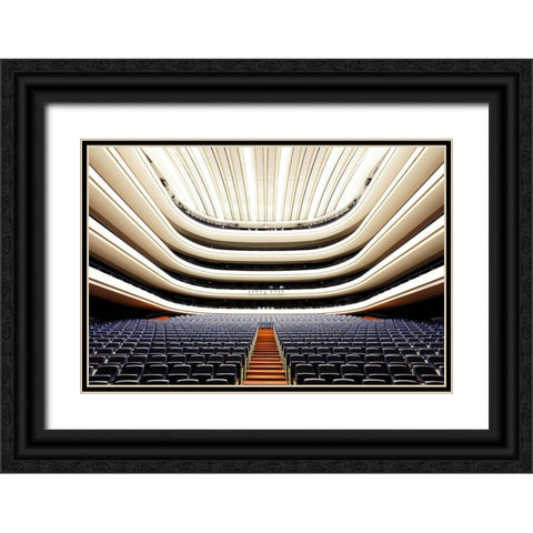 Sala Principal Black Ornate Wood Framed Art Print with Double Matting by Fleckenstein, Martin