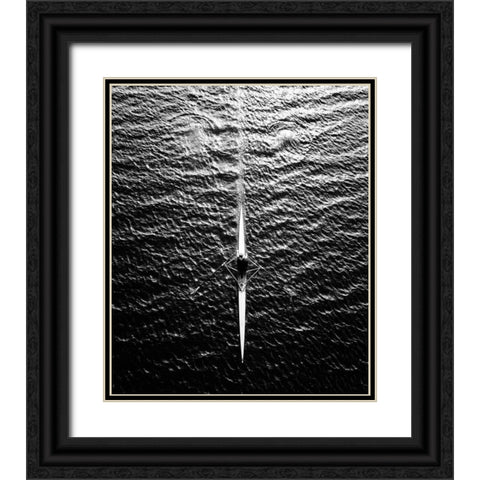 Untitled Black Ornate Wood Framed Art Print with Double Matting by Hardekopf, Friedhelm