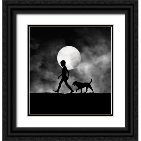 For All The Times Black Ornate Wood Framed Art Print with Double Matting by Lee, Hengki