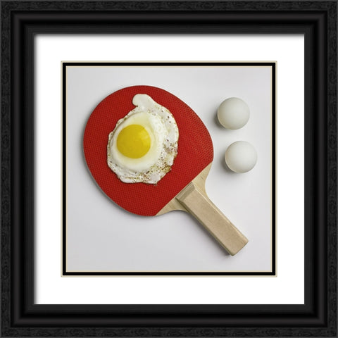 Unlikely 71 Black Ornate Wood Framed Art Print with Double Matting by Solo, Mister