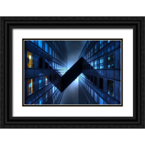 \/\ Black Ornate Wood Framed Art Print with Double Matting by Maupetit, Arnaud