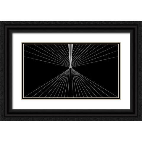 Lute Black Ornate Wood Framed Art Print with Double Matting by Pixxelpark