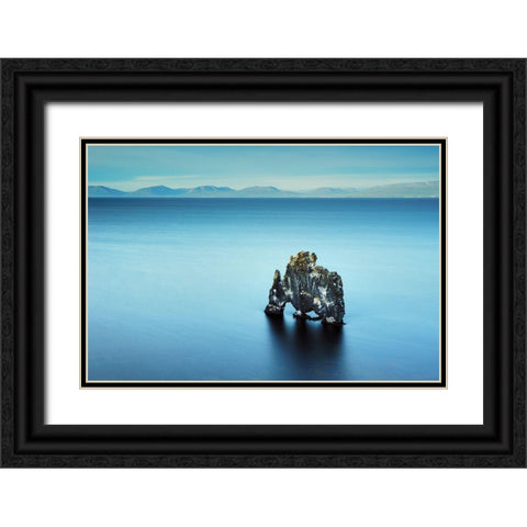 In The Middle Of Nowhere Black Ornate Wood Framed Art Print with Double Matting by Ruoppolo, Luigi