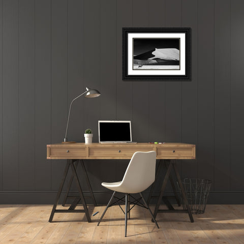 The Solitary Black Ornate Wood Framed Art Print with Double Matting by Guillemot, Mathilde