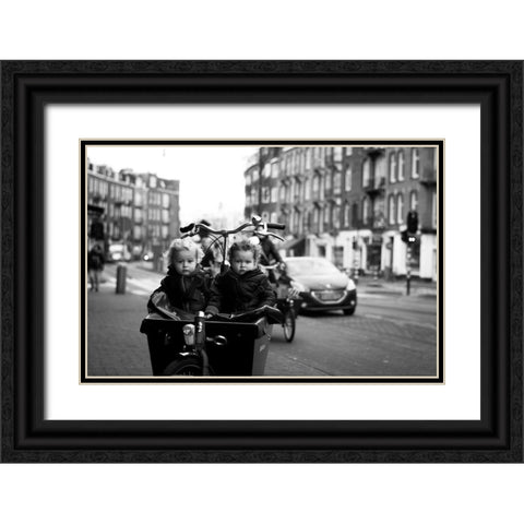 Precious Cargo Black Ornate Wood Framed Art Print with Double Matting by Bekker, Olga