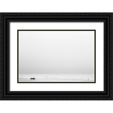 The Autist Black Ornate Wood Framed Art Print with Double Matting by Claes, Gilbert