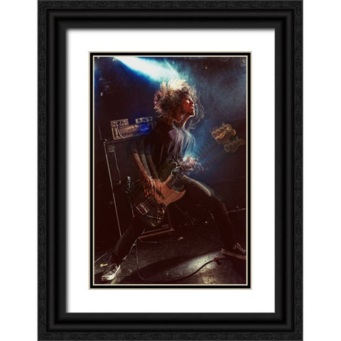 Livephotography Black Ornate Wood Framed Art Print with Double Matting by Nakamatsu, Kenji