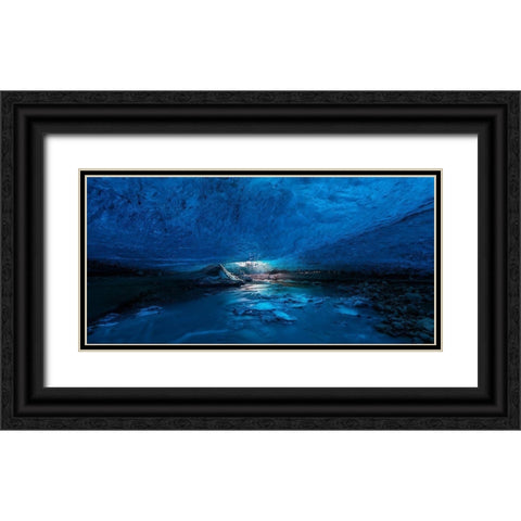 Cristal Cave Black Ornate Wood Framed Art Print with Double Matting by Martin Castan, David