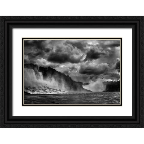 Maid Of The Mist Black Ornate Wood Framed Art Print with Double Matting by Depaepe, Yvette