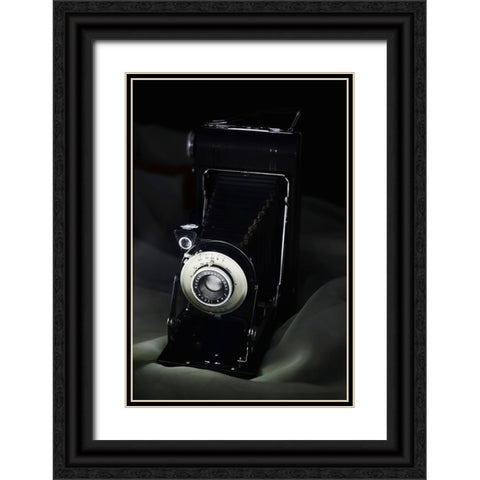 The Camera Black Ornate Wood Framed Art Print with Double Matting by Tweeddale, Brynn