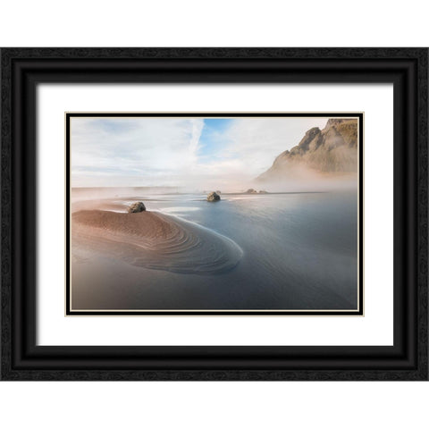 Dreamland Black Ornate Wood Framed Art Print with Double Matting by Kravanja, Jure