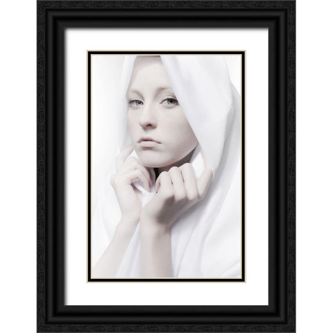 Anne Black Ornate Wood Framed Art Print with Double Matting by Belzon, Carine