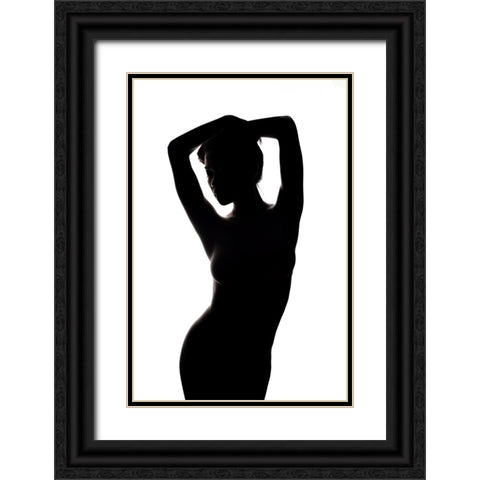 This Is Not A Black A White Black Ornate Wood Framed Art Print with Double Matting by Amanda, Nick