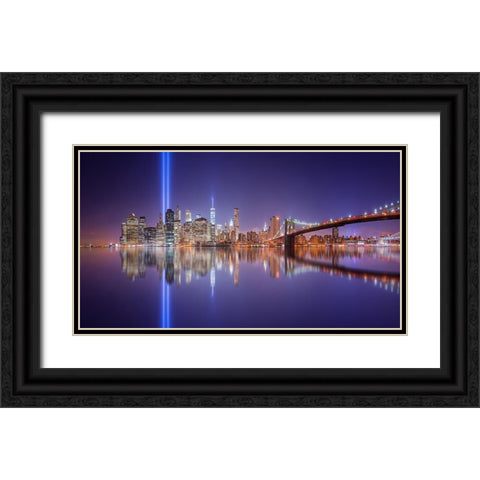 In Memorial Black Ornate Wood Framed Art Print with Double Matting by Martin Castan, David